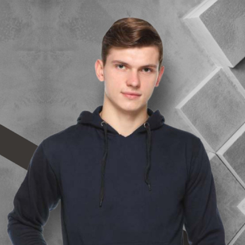 Navy-Blue Hoodie