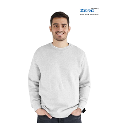 Grey-Melange Sweatshirt