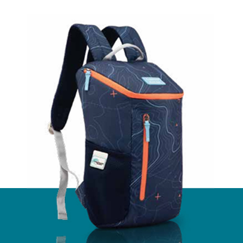 Printed Laptop Backpack 5AP Max Blue