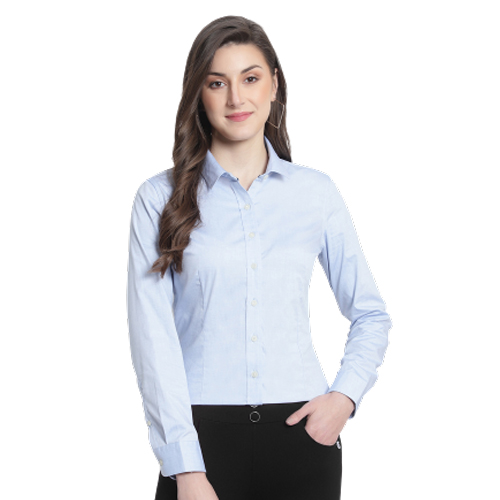 Formal Shirt-Female Light Blue