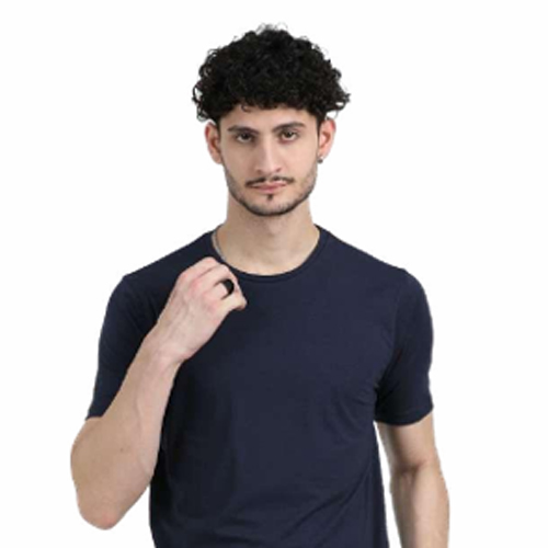 SIGNATURE ROUND NECK NAVY BLUE