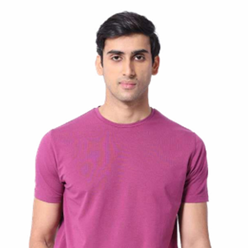 SIGNATURE ROUND NECK MAGENTA