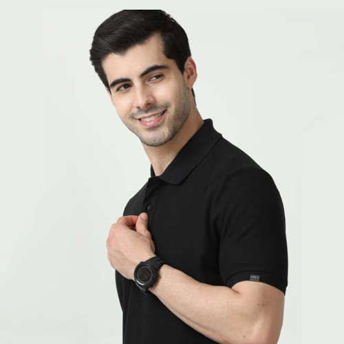 M&S Polo T-shirts Black