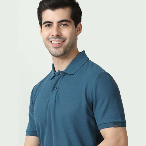 M&S Polo T-shirts Petrol