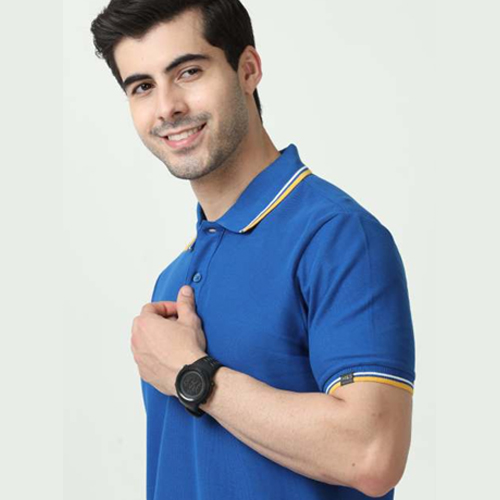 M&S Polo T-shirts Royal Blue