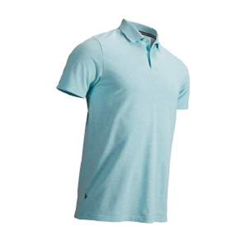 MEN GOLF POLO T-SHIRT 500 MOTTLED MINT