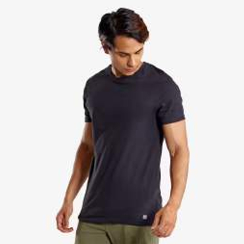 MENS TSHIRT REGULAR FIT LIGHT ACTIVITY-BLACK
