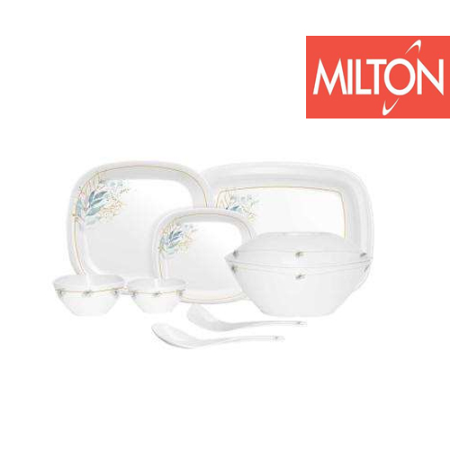 Melamine By  MILTON Lissome  Square  31 PCS  Dinner Set
