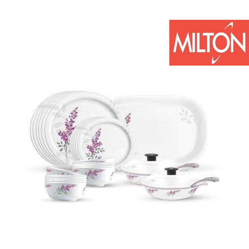 Melamine By  MILTON Lissome  Round  31 PCS  Dinner Set