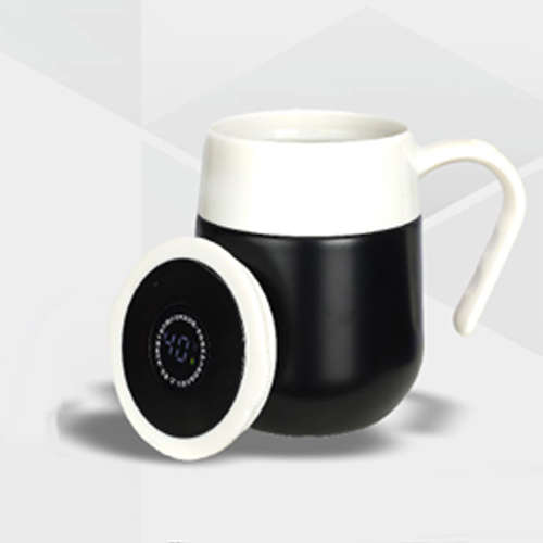 Mug-19 Coffee Mug Made With Temperature Display Lid