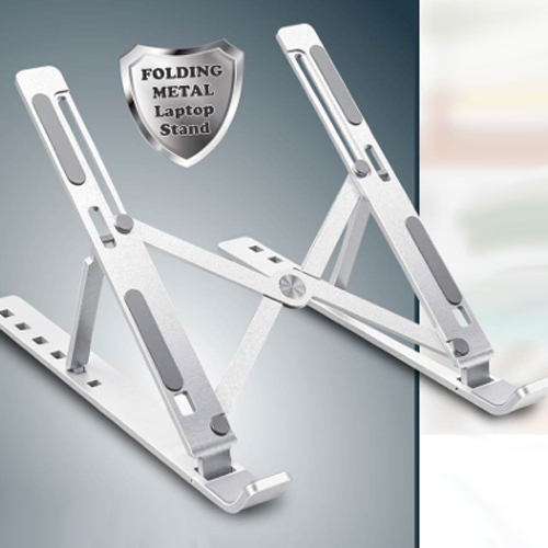 Folding Laptop Stand With 7 Angle Adjustment, Compact Folding Design With 10 Anti Skid Pads-C 159
