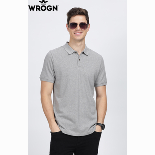 WROGN SOLID POLO  T-SHIRT-2
