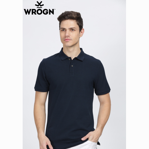 WROGN SOLID POLO  T-SHIRT-4